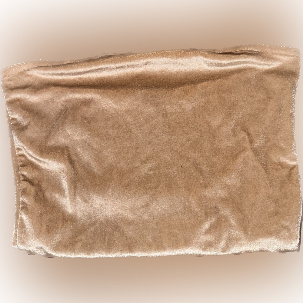 Tube Top Soft Fabric Gold